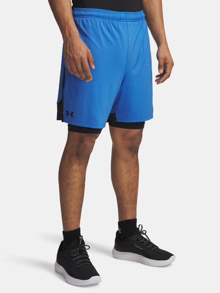 Under Armour Pantaloni scurți pentru bărbați Under Armour UA Tech Vent 2in1 Short-BLU