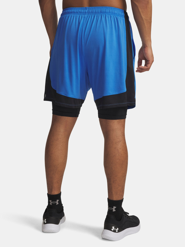 Under Armour Pantaloni scurți pentru bărbați Under Armour UA Tech Vent 2in1 Short-BLU