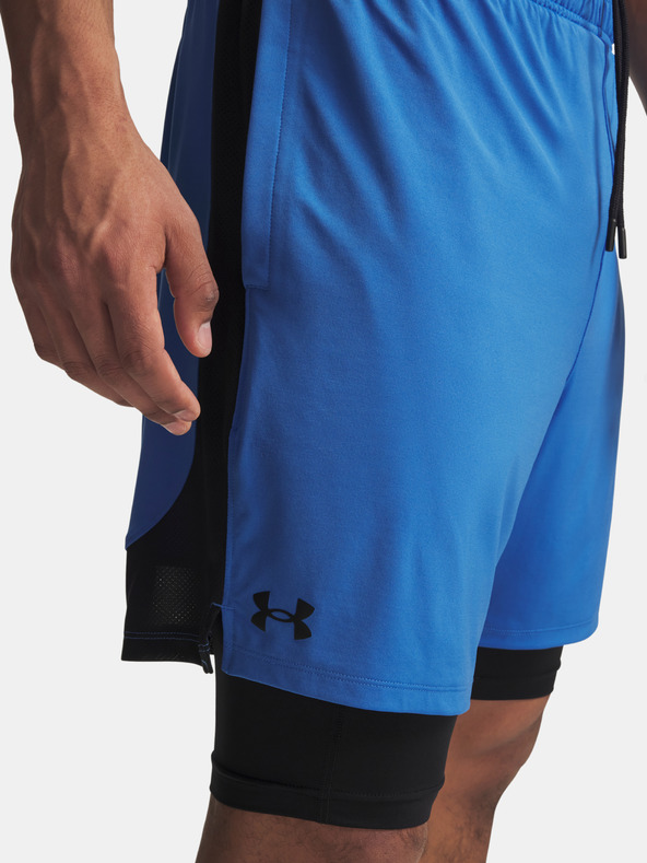 Under Armour Pantaloni scurți pentru bărbați Under Armour UA Tech Vent 2in1 Short-BLU