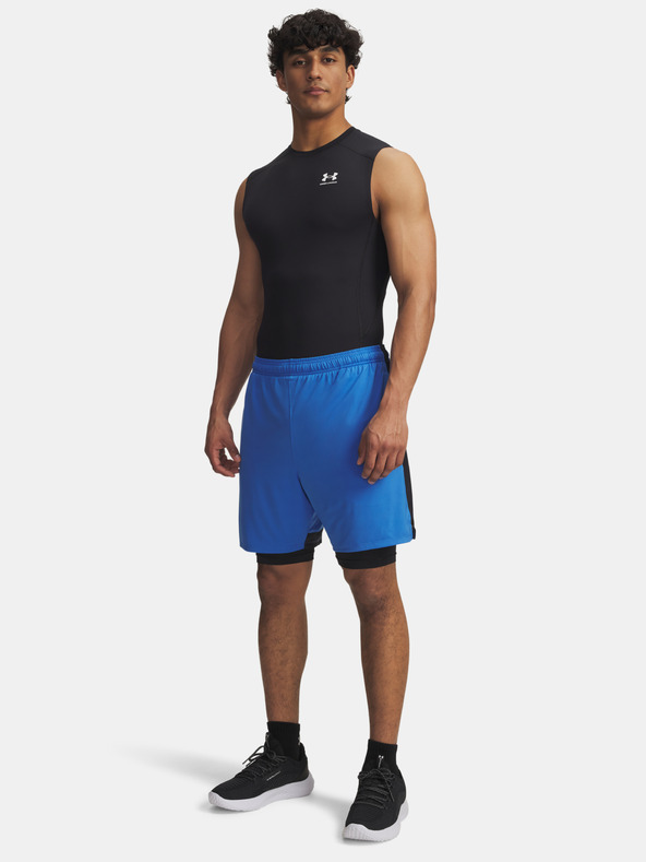 Under Armour Pantaloni scurți pentru bărbați Under Armour UA Tech Vent 2in1 Short-BLU