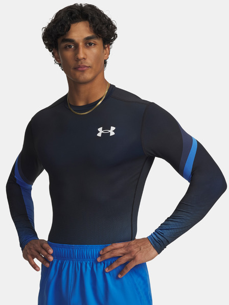 Under Armour Tricou pentru bărbați Under Armour UA Heatgear Sub Crew LS-BLU