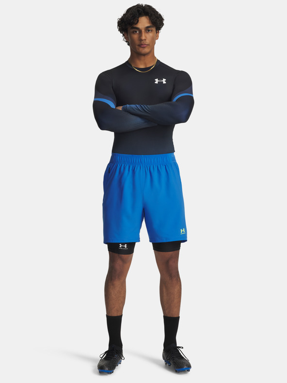 Under Armour Tricou pentru bărbați Under Armour UA Heatgear Sub Crew LS-BLU
