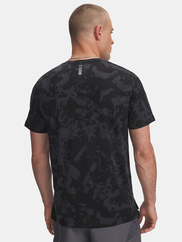 Under Armour Tricou pentru bărbați Under Armour UA Launch Printed SS-GRY