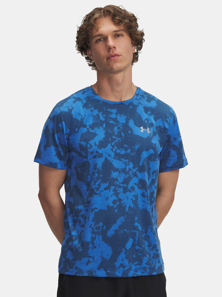 Under Armour Tricou pentru bărbați Under Armour UA Launch Printed SS-BLU