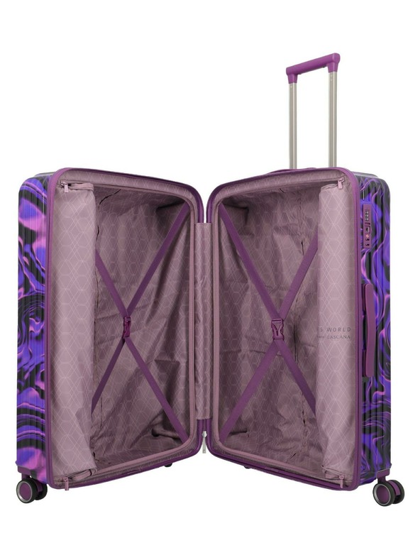 Travelite Valiză Travelite Lascana Edition L Purple Swirl
