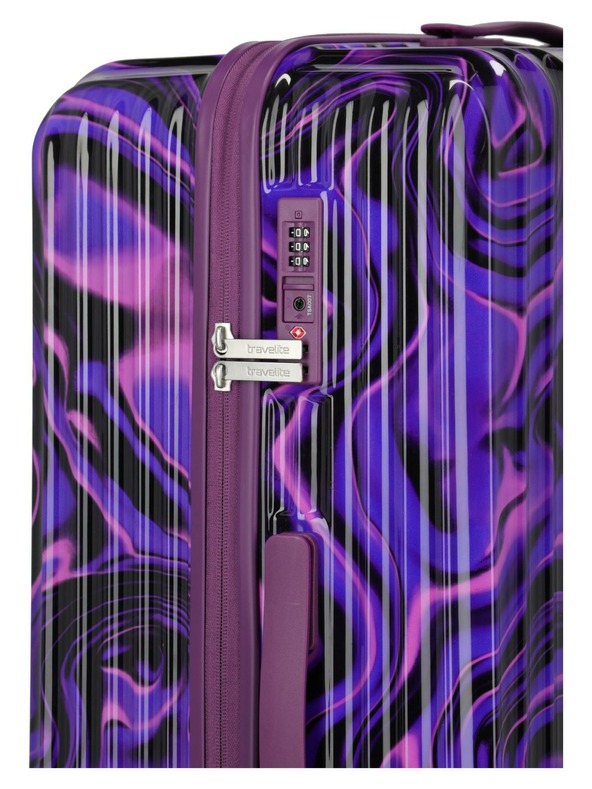 Travelite Valiză Travelite Lascana Edition L Purple Swirl