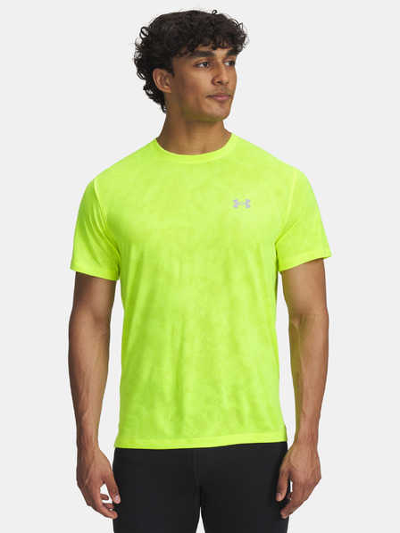 Under Armour Tricou pentru bărbați Under Armour UA Launch Camo SS-YLW