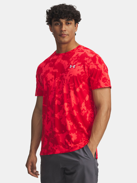 Under Armour Tricou pentru bărbați Under Armour UA Launch Printed SS-RED