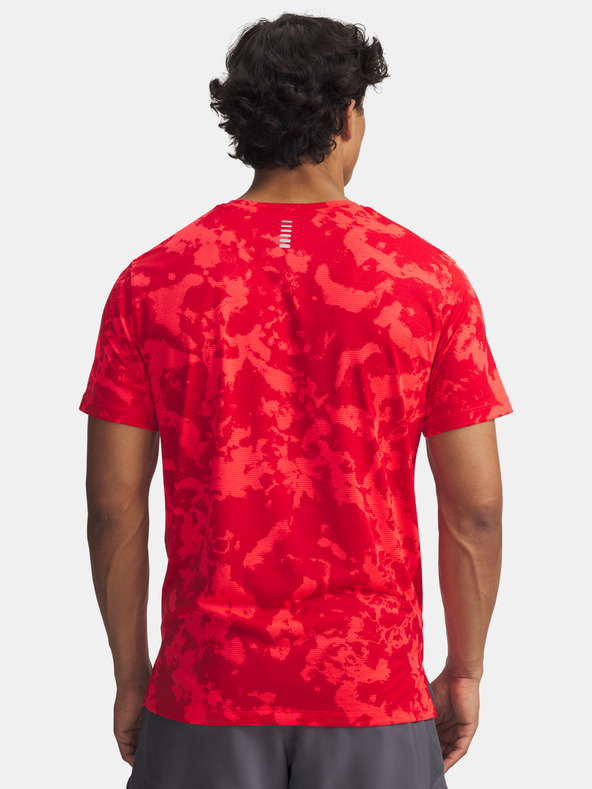 Under Armour Tricou pentru bărbați Under Armour UA Launch Printed SS-RED