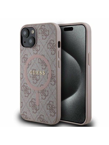 Guess Guess 4G Husă spate pentru iPhone 14 Roz