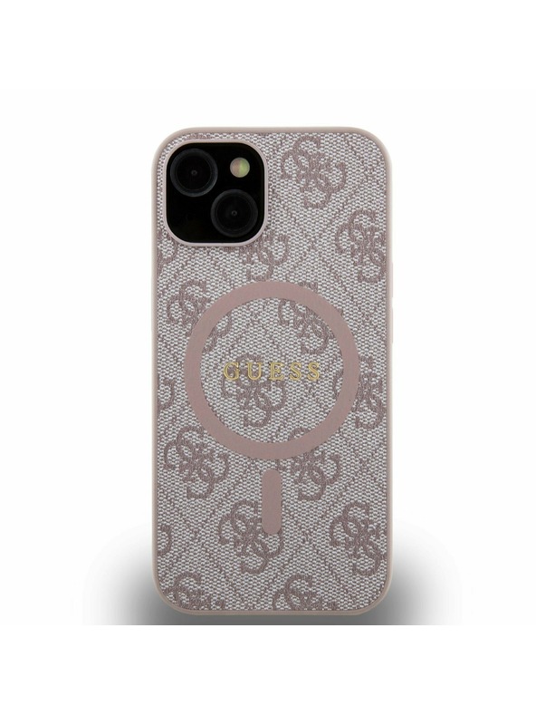 Guess Guess 4G Husă spate pentru iPhone 14 Roz