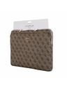 Guess Guess PU 4G Triangle Logo Husă pentru Laptop 14" Maro