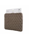 Guess Guess PU 4G Triangle Logo Husă pentru Laptop 14" Maro