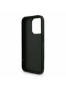 Guess Guess PU 4G Metal Logo Curea Carcasă Spate pentru iPhone 15 Pro Negru