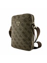 Guess Guess PU 4G Triangle Logo Geantă 8" Maro