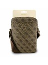 Guess Guess PU 4G Triangle Logo Geantă 8" Maro