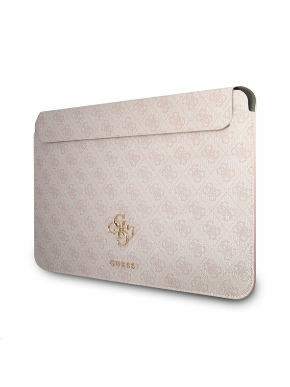 Guess Guess PU 4G Metal Logo Husă pentru Calculator 13" Roz