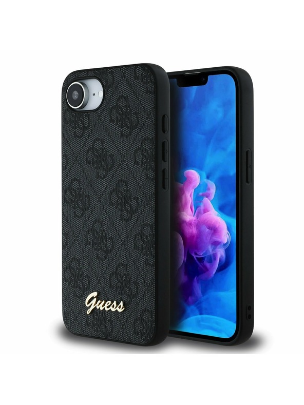 Guess Guess 4G Carcasă Spate pentru iPhone 16e Gri