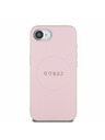 Guess Guess PU Grained Classic Logo MagSafe Carcasă Spate pentru iPhone 16e Roz
