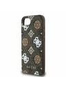 Guess Guess PU 4G Bujor MagSafe Carcasă Spate pentru iPhone 16e Maro