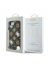 Guess Guess PU 4G Bujor MagSafe Carcasă Spate pentru iPhone 16e Maro