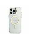 Guess Guess PC/TPU Electroplacat Suport Ramă Cameră MagSafe Carcasă Spate cu Fundal Interschimbabil pentru iPhone 16 Pro Max
