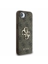 Guess Guess PU 4G Metal Logo Carcasă Spate pentru iPhone 16e Maro