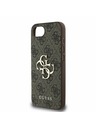 Guess Guess PU 4G Metal Logo Carcasă Spate pentru iPhone 16e Maro