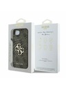 Guess Guess PU 4G Metal Logo Carcasă Spate pentru iPhone 16e Maro