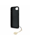 Guess Guess 4G Breloc Carcasă spate pentru iPhone 16e Ton pe Ton Gri