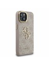 Guess Guess PU 4G Metal Logo Suport Ramă Cameră Carcasă spate pentru iPhone 13 Roz