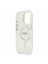 Guess Guess PC/TPU Electroplacat Suport Ramă Cameră MagSafe Carcasă spate cu Fundal Schimbabil pentru iPhone 16 Pro