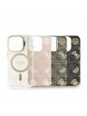 Guess Guess PC/TPU Electroplacat Suport Ramă Cameră MagSafe Carcasă spate cu Fundal Schimbabil pentru iPhone 16 Pro