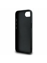 Guess Guess PU Grained 4G Metal Logo Carcasă Spate pentru iPhone 16e Negru