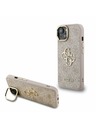 Guess Guess PU 4G Metal Logo Stand Carcasă Spate Camera pentru iPhone 14 Roz