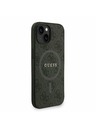 Guess Guess PU Piele 4G Inel Colorat Curea MagSafe Carcasă Spate pentru iPhone 13 Negru