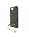 Guess Guess 4G Charm Carcasă Spate pentru iPhone 16e Ton pe Ton Maro