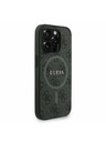 Guess Guess PU Piele 4G Inel Colorat Curea MagSafe Carcasă Spate pentru iPhone 15 Pro Negru