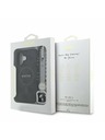 Guess Guess PU Piele 4G Inel Colorat Curea MagSafe Carcasă Spate pentru iPhone 16 Negru
