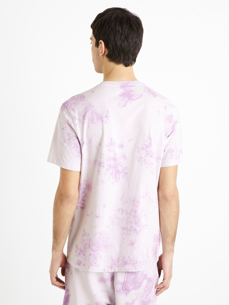 Celio Tricou batik mov deschis pentru bărbați Celio Dengame