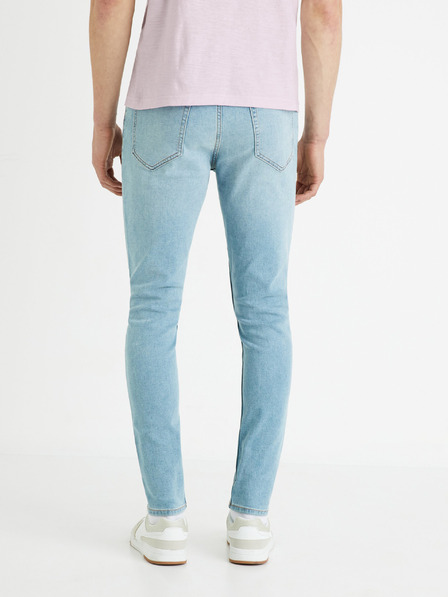 Celio Blugi skinny fit albastru deschis pentru bărbați Celio Foskinny1
