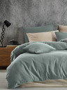 Kvalitex Muslin Bedding 140x200, 70x90cm Light Green Kvalitex