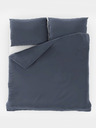 Kvalitex Lenjerie de pat franceză satinată LUXURY COLLECTION 1+2, 220x200, 70x90cm gri închis
