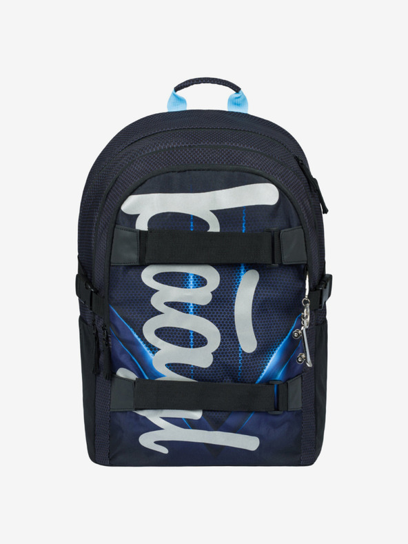 BAAGL  Black 3 set skate bluelight: rucsac, penar, geantă Baagl