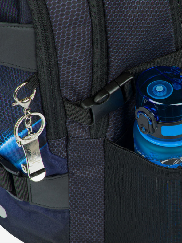 BAAGL  Black 3 set skate bluelight: rucsac, penar, geantă Baagl