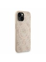 Guess Guess PU Piele 4G Inel Colorat Curea MagSafe Carcasă Foto pentru iPhone 14 Roz