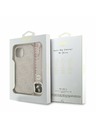 Guess Guess PU Piele 4G Inel Colorat Curea MagSafe Carcasă Foto pentru iPhone 14 Roz