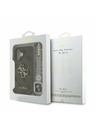 Guess Guess PU 4G Metal Logo Curea Carcasă Foto pentru iPhone 16 Maro