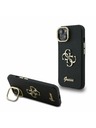 Guess Guess PU Grained 4G Logo Stand Carcasă Foto pentru iPhone 13 Negru