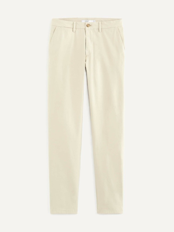 Celio Pantaloni bărbătești bej Celio